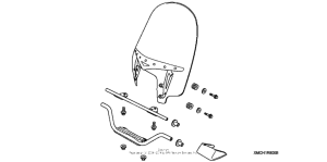 VTX1800F3 Windshield (sport-custom)