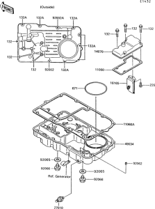 ZG1200 Поддон картера