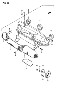 AP50 Задний комбинированный сигнал