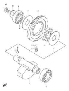 LS650 Балансир кривошипа