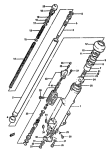 GS550 Front left damper