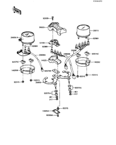 KZ440 Спидометр