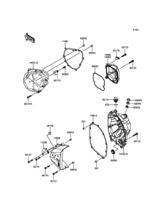 ZR800 Крышки двигателя
