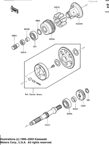 ZX600 Промежуточный вал