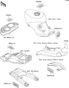ZX1100 Лейбл предостережения