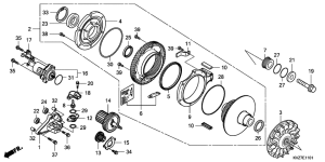 NSS250 (ABS) Вариатор