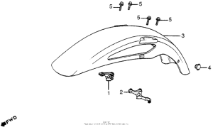 VF1000F Переднее крыло