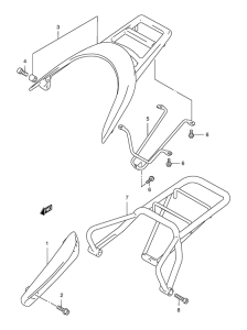 AN150 Багажник
