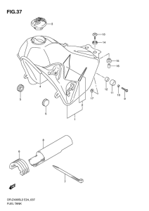 DR-Z400 Tank fuel