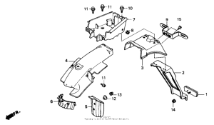 NS50 Задний бампер