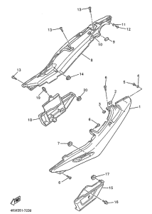 XJ900S Боковые обтекатели