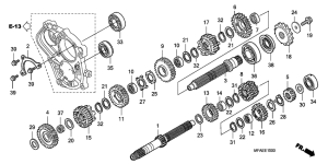 CBF1000 Трансмиссия
