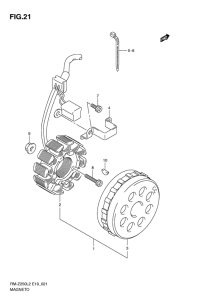 RM-Z250 Зажигание