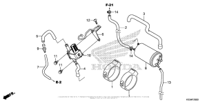 CBR300R Канистра осушителя