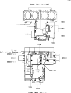 ZG1200 Болты крепления картера