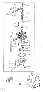 CW50RS Карбюратор