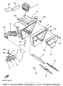 TT225T Воздушный фильтр