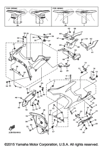 YZF-R1 Обтекатель 2