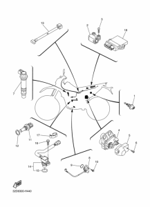 WR250R Equipo electrico