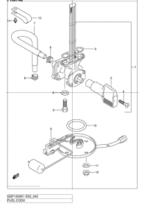 GSF1200S Топливный кран