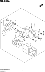 GW250 Задний суппорт