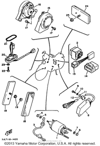 XV750E Электрика