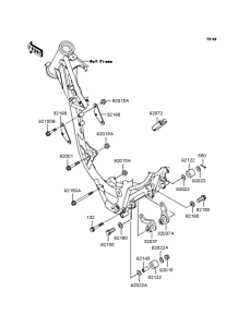  Крепление двигателя