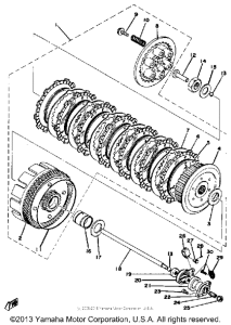 RD400C Сцепление