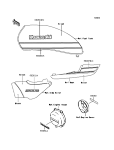 ZR750 Наклейки