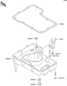 ZX600 Маслянный поддон