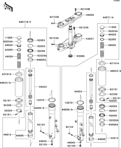VN2000 Передняя вилка