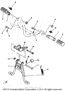 PW50E Stand - footrest