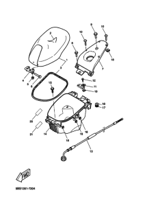 YQ50 Сиденье и держатель