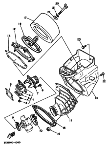 YZ125 YZ125B YZ125B1 Впускная система