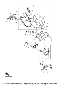 XVS950CT Фонарь