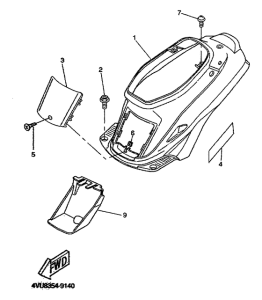 CW50 Боковые обтекатели