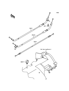 ZG1400 Тросы управления