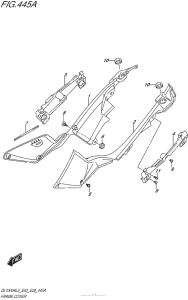 DL1000 (ABS) Обтекатель рамы
