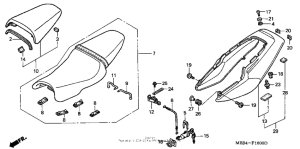 VTR1000F Seat + rear cowl
