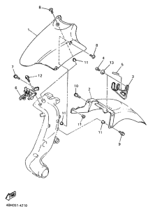 GTS1000A Переднее крыло