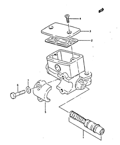 GSX-R400 Fr. master cylinder