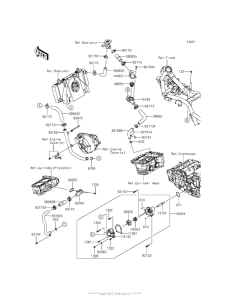 EX300 Патрубки охлаждения