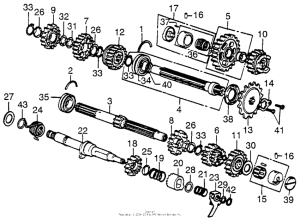 CB550 Трансмиссия