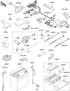 ZX400 Электрика