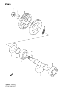AN400 (ABS) Балансир кривошипа