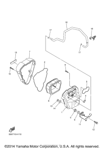 XVS1300CTF Впускная система
