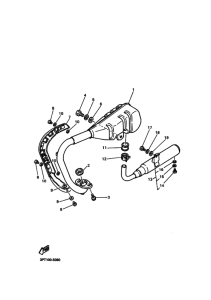 PW50 PW50G Выхлоп