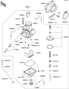 KX500 Carburetor(1 / 2)