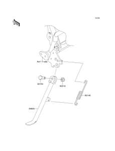 KL110 Подножка