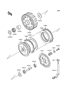VN400 Сцепление